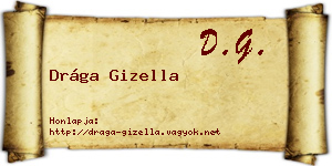 Drága Gizella névjegykártya