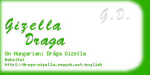 gizella draga business card